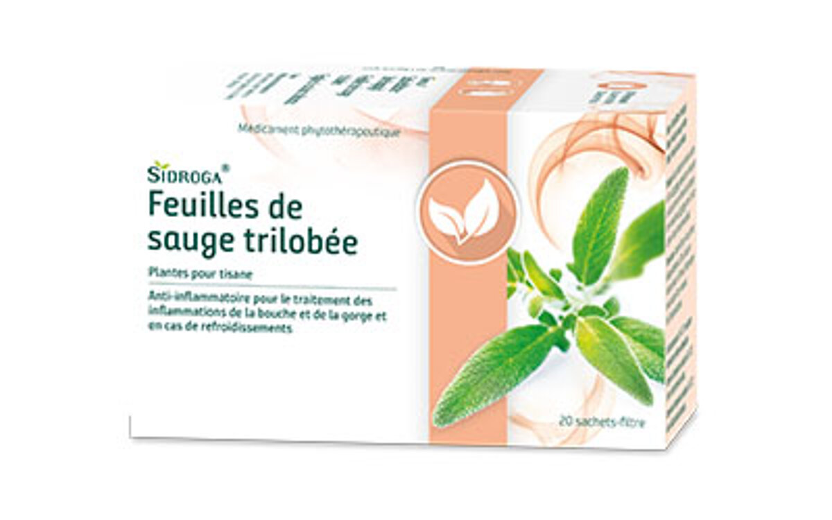 Sidroga® Feuilles de sauge trilobée