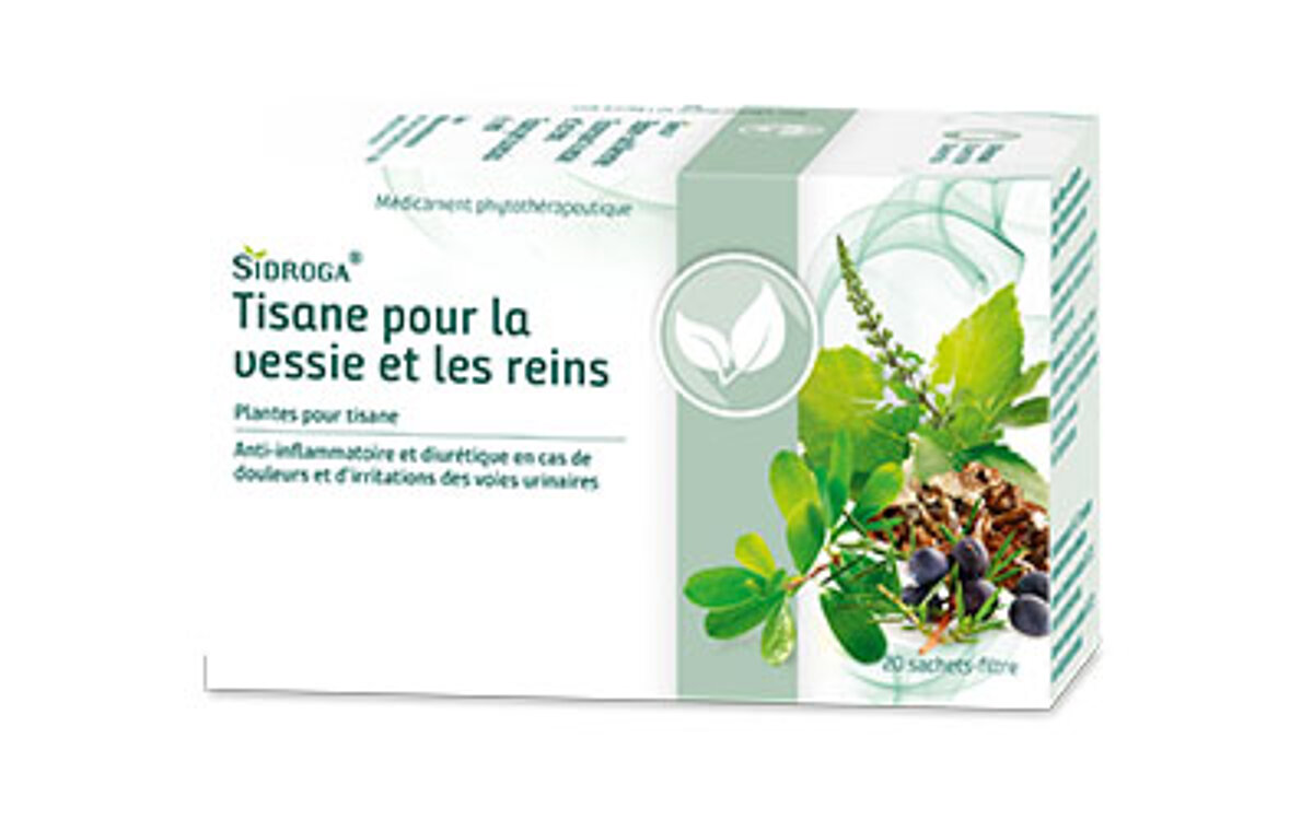 Vers la page de produit Sidroga® Tisane pour la vessie et les reins Paquet Sidroga® Tisane pour la vessie et les reins