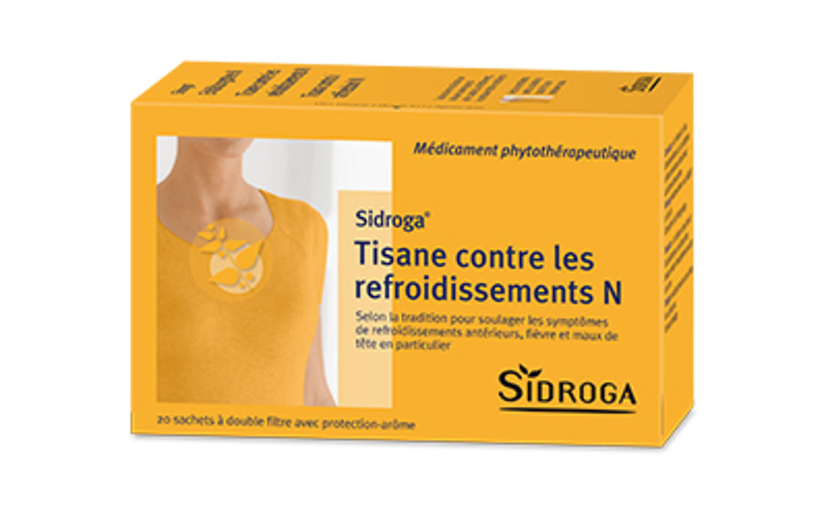 Paquet Sidroga® Tisane contre les refroidissements N