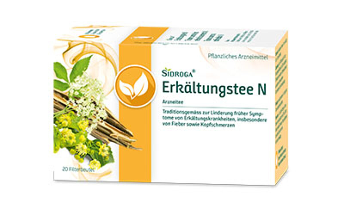 Packung Sidroga Erkältungstee N