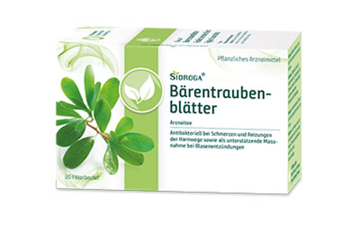 Packung Sidroga Bärentraubenblätter