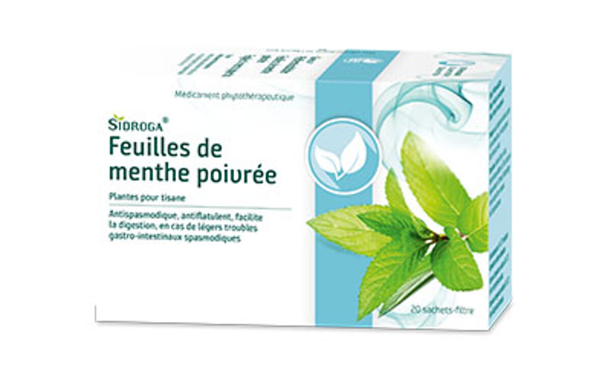 Sidroga Feuilles de menthe poivrée