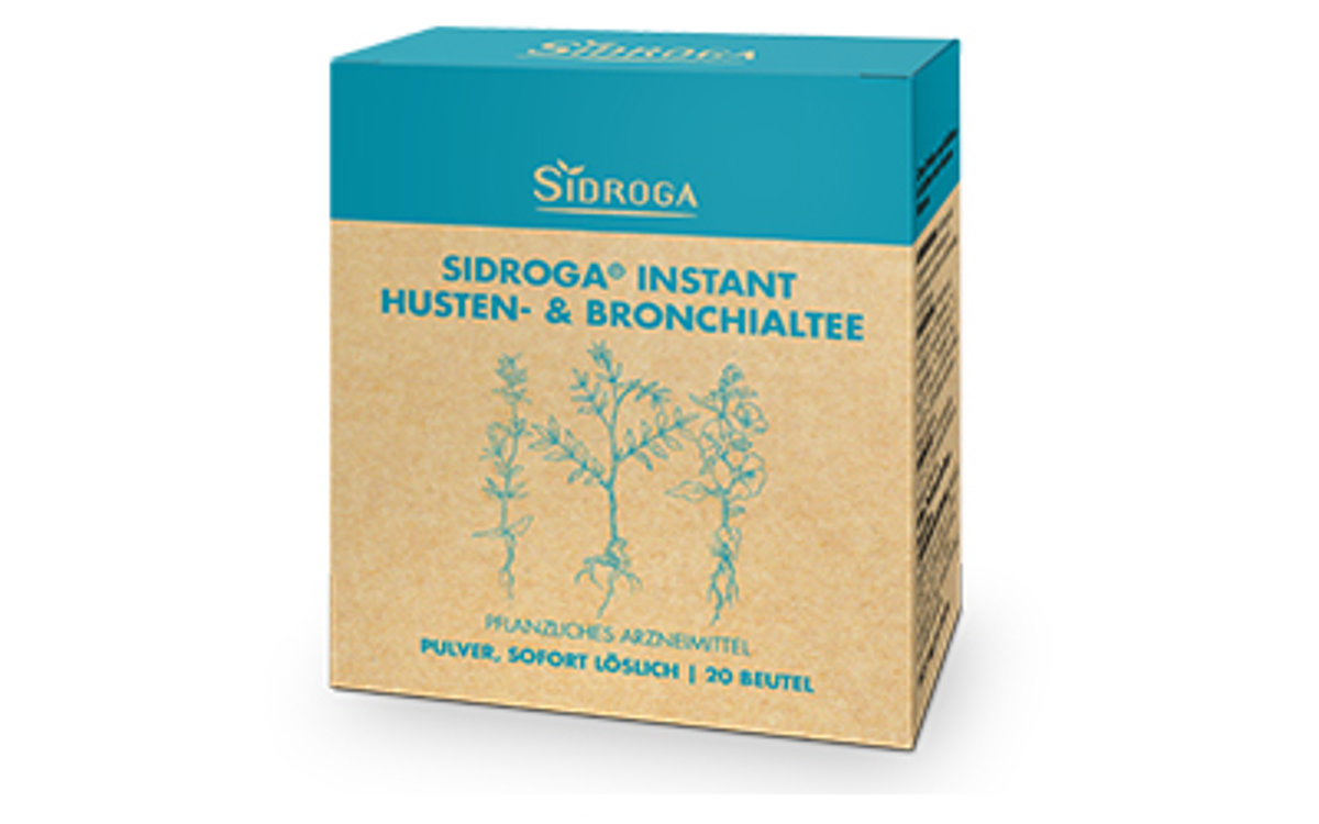 Packung Sidroga Instant Husten- & Bronchialtee
