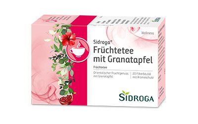 zur Produktseite Sidroga Früchtetee mit Granatapfel